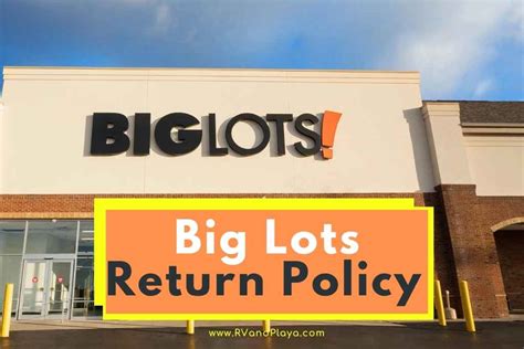 Big lots return policy - Visit your local Big Lots at 179 Highland Ave in Seekonk, MA to shop all the latest furniture, mattress & home decor products. ... Return Policy; CA Transparency Act; Big Lots Corporate. For careers, Investor Relations and other Big Lots information, visit our Corporate Information Site. Careers; Investors;